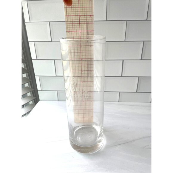 Set Of 2 Bacardi Peach Red Glasses With Stirrers 8.5" Tall Barware Cocktail Drin - Picture 4 of 5